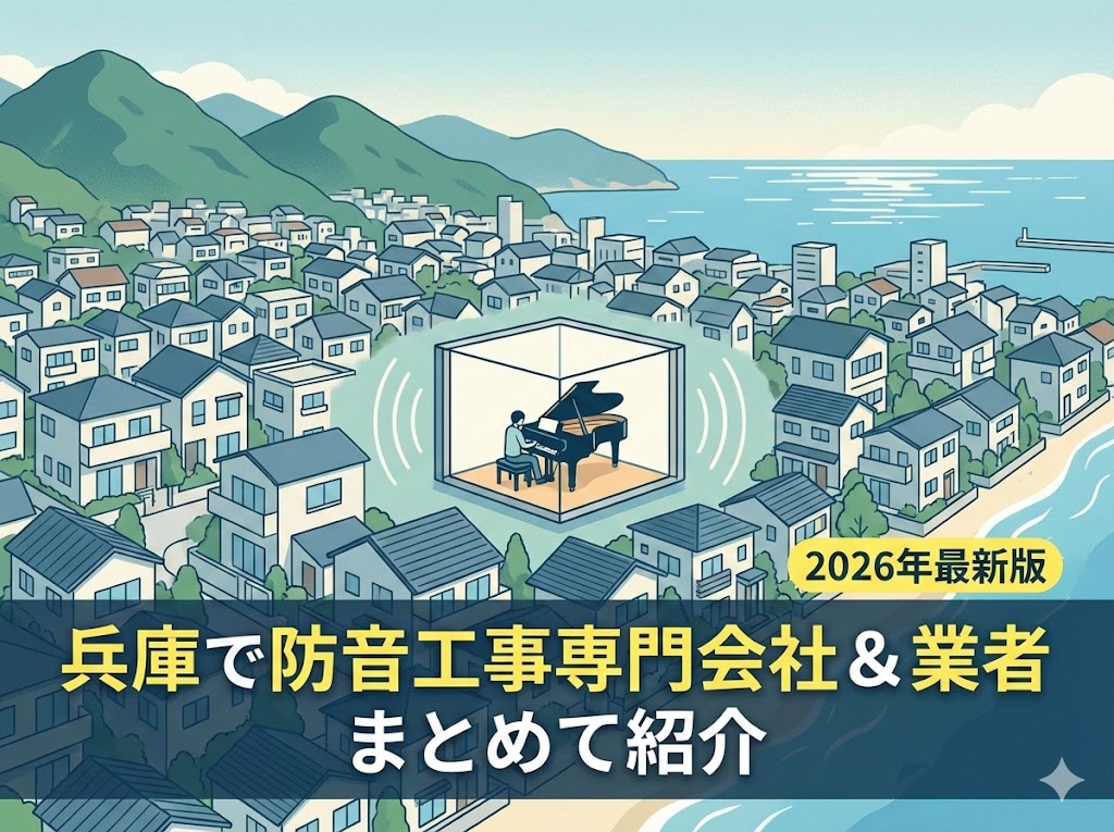 兵庫で防音工事専門会社＆業者まとめて紹介（2026年最新版）