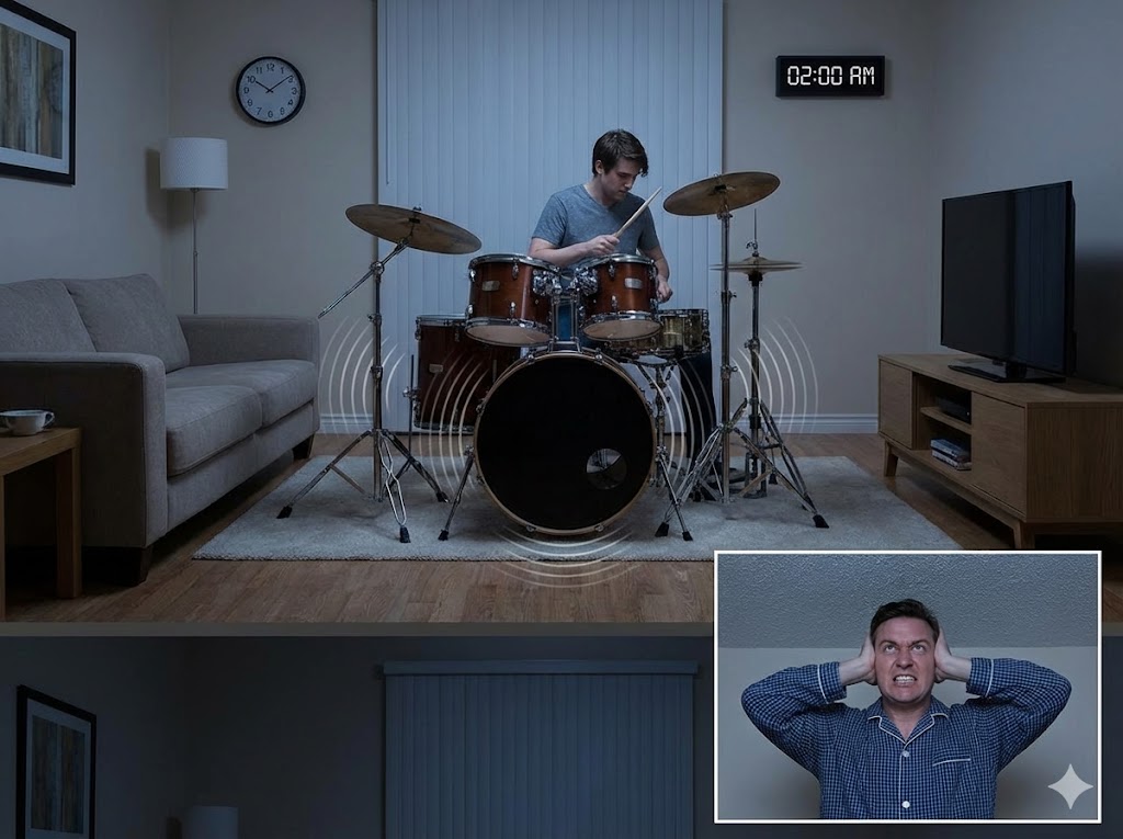 防音工事したらマンションで24時間ドラムは叩ける？