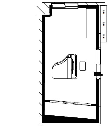 ピアノレッスン室設計図